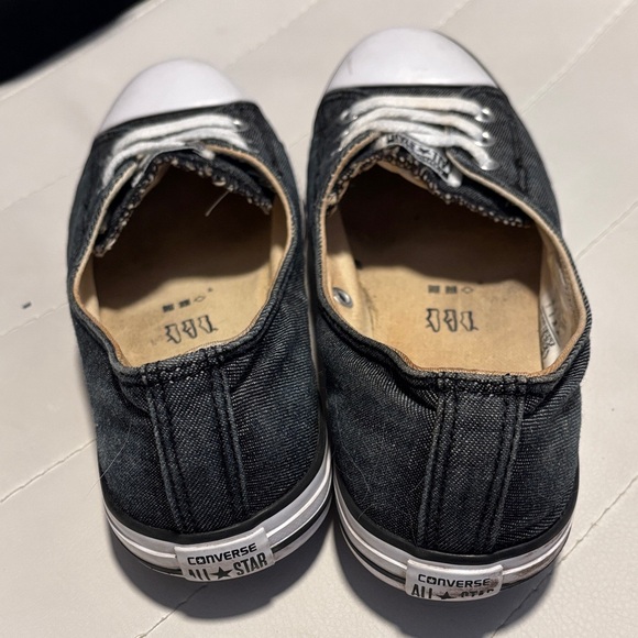 Converse Chuck Taylor All Star Ballet Lace sneakers in gray denim - Picture 2 of 5